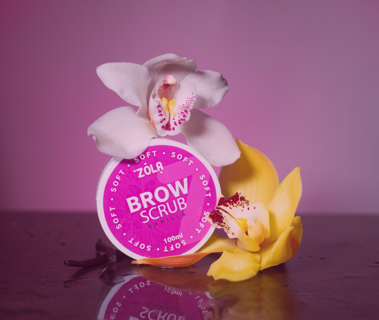 Zola brow scrub vanilla 